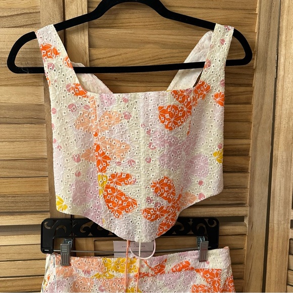 Sabo Lux Keara Midi Skirt and Corset Top  Set - Pollen size 8 - Picture 5 of 8